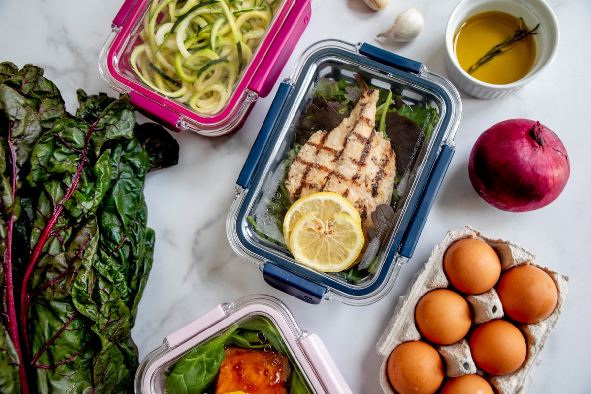 Nutrient-dense foods including whole grains, vegetables, and fortified products